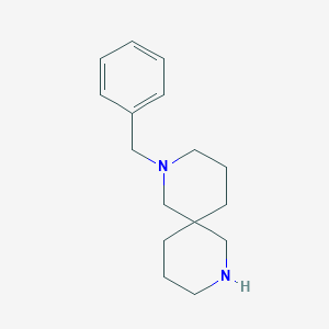 molecular formula C16H24N2 B1309361 2-苄基-2,8-二氮杂螺[5.5]十一烷 CAS No. 401648-35-9