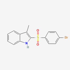 2-((4-Bromophenyl)sulfonyl)-3-methyl-1H-indole