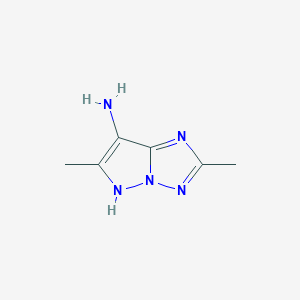 2,6-Dimethyl-1H-pyrazolo[1,5-b][1,2,4]triazol-7-amine