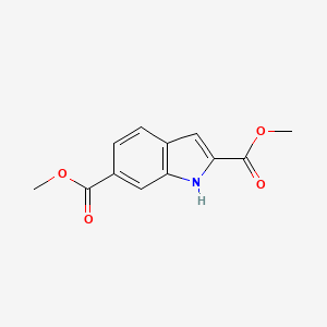 molecular formula C12H11NO4 B1309377 dimethyl 1H-indole-2,6-dicarboxylate CAS No. 881040-29-5