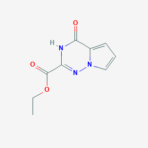 Ethyl 4-hydroxypyrrolo[2,1-F][1,2,4]triazine-2-carboxylate