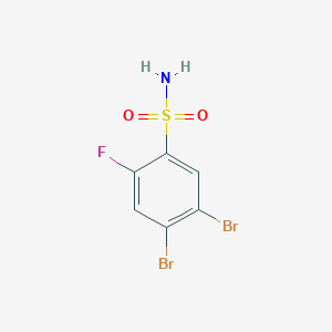 4,5-Dibromo-2-fluorobenzenesulfonamide