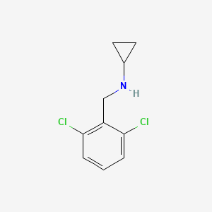 molecular formula C10H11Cl2N B1309401 N-[(2,6-二氯苯基)甲基]环丙胺 CAS No. 892569-22-1