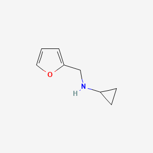 molecular formula C8H11NO B1309404 N-(2-furylmethyl)cyclopropanamine CAS No. 831203-37-3