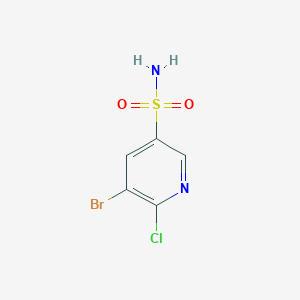 molecular formula C5H4BrClN2O2S B1309410 5-Bromo-6-chloropyridine-3-sulfonamide CAS No. 622815-58-1