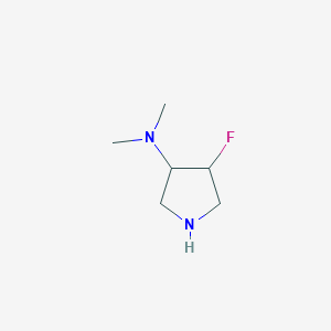 4-fluoro-N,N-dimethylpyrrolidin-3-amine