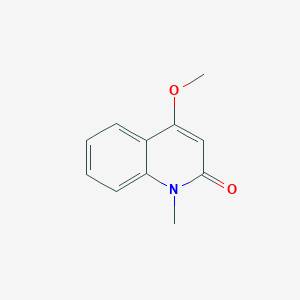 molecular formula C11H11NO2 B130943 4-甲氧基-1-甲基喹啉-2-酮 CAS No. 32262-18-3