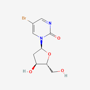 molecular formula C9H11BrN2O4 B13094343 5-Bromo-1-((2S,4S,5R)-4-hydroxy-5-(hydroxymethyl)tetrahydrofuran-2-yl)pyrimidin-2(1H)-one 