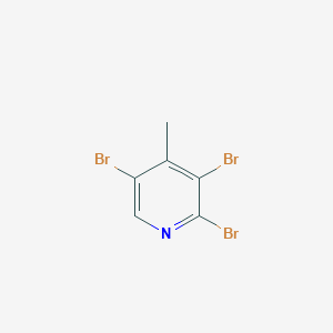 molecular formula C6H4Br3N B1309439 2,3,5-三溴-4-甲基吡啶 CAS No. 3430-25-9