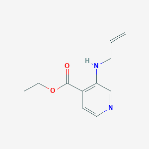 molecular formula C11H14N2O2 B130944 Ethyl 3-allylaminopyridine-4-carboxylate CAS No. 157361-40-5