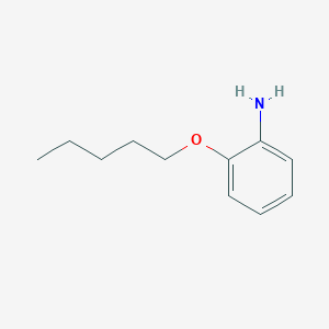 B1309441 Benzenamine, 2-(pentyloxy)- CAS No. 52464-51-4