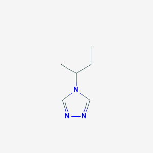 molecular formula C6H11N3 B13094410 4-(sec-Butyl)-4H-1,2,4-triazole CAS No. 36175-36-7