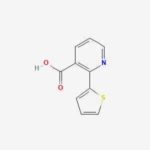 molecular formula C10H7NO2S B1309445 2-(Thiophen-2-YL)nicotinic acid CAS No. 893723-52-9