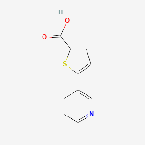 molecular formula C10H7NO2S B1309446 5-吡啶-3-基噻吩-2-羧酸 CAS No. 278803-20-6