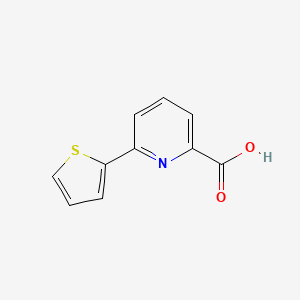 molecular formula C10H7NO2S B1309447 6-噻吩-2-基吡啶-2-羧酸 CAS No. 887981-86-4