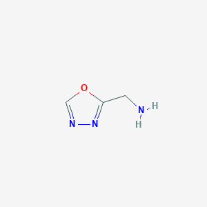 molecular formula C3H5N3O B1309449 (1,3,4-噁二唑-2-基)甲胺 CAS No. 716329-40-7