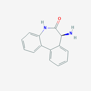 molecular formula C14H12N2O B130945 (S)-7-Amino-5H,7H-dibenzo[b,d]azepin-6-one CAS No. 847926-88-9