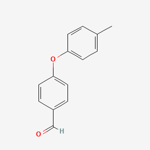 molecular formula C14H12O2 B1309450 4-(4-Methylphenoxy)benzaldehyde CAS No. 61343-83-7