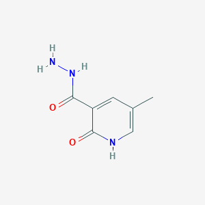 molecular formula C7H9N3O2 B13094536 5-Methyl-2-oxo-1,2-dihydropyridine-3-carbohydrazide 