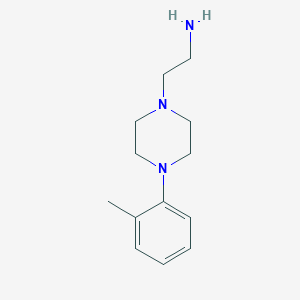 molecular formula C13H21N3 B1309455 2-(4-o-Tolyl-piperazin-1-yl)-ethylamine CAS No. 58334-09-1