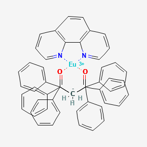 1,3-Diphenylpropane-1,3-dione;europium(3+);1,10-phenanthroline