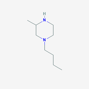 molecular formula C9H20N2 B13094576 1-Butyl-3-methylpiperazine CAS No. 109055-57-4