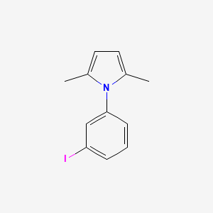 molecular formula C12H12IN B1309458 1-(3-iodophenyl)-2,5-dimethyl-1H-pyrrole CAS No. 217314-37-9