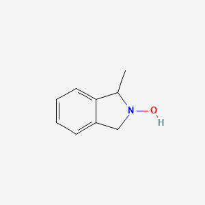 molecular formula C9H11NO B13094597 1-Methylisoindolin-2-ol 