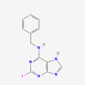 N-Benzyl-2-iodo-1H-purin-6-amine