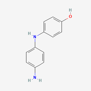 molecular formula C12H12N2O B1309462 Phenol, 4-[(4-aminophenyl)amino]- CAS No. 6358-03-8