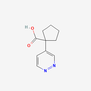 1-(Pyridazin-4-yl)cyclopentanecarboxylicacid