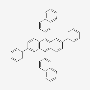 molecular formula C46H30 B13094645 9,10-Di(naphthalen-2-yl)-2,6-diphenylanthracene 