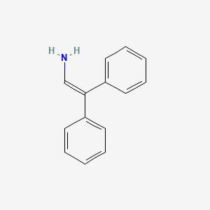 molecular formula C14H13N B13094648 2,2-Diphenylethenamine 