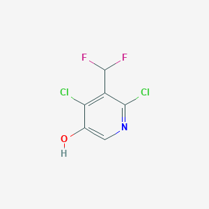 4,6-Dichloro-5-(difluoromethyl)pyridin-3-ol