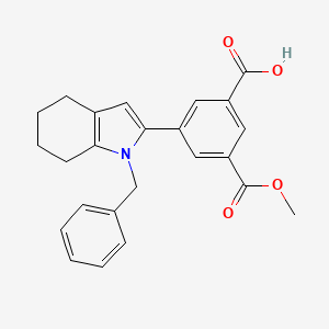 3-(1-Benzyl-4,5,6,7-tetrahydro-1H-indol-2-yl)-5-(methoxycarbonyl)benzoic acid