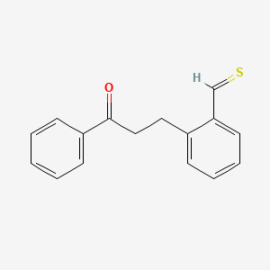 2-(3-Oxo-3-phenylpropyl)thiobenzaldehyde