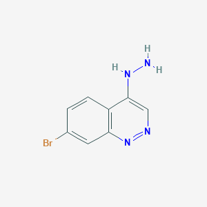 7-Bromo-4-hydrazinylcinnoline