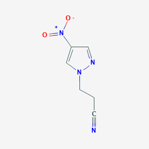 B1309484 3-(4-nitro-1H-pyrazol-1-yl)propanenitrile CAS No. 1002243-79-9