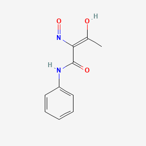 molecular formula C10H10N2O3 B13094864 2-(hydroxyimino)-3-oxo-N-phenylbutanamide 