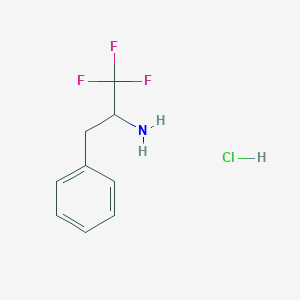 1,1,1-Trifluoro-3-phenylpropan-2-amine hydrochloride