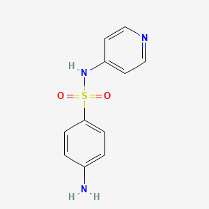 B1309513 4-amino-N-pyridin-4-ylbenzenesulfonamide CAS No. 67638-39-5