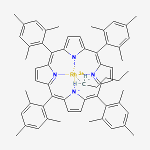 Amyl(5,10,15,20-tetramesitylporphyrinato)rhodium(III)