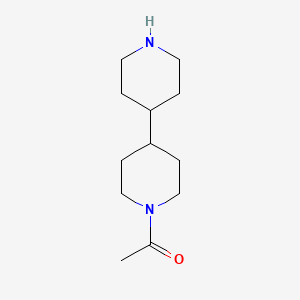 molecular formula C12H22N2O B1309517 1-Acetyl-4,4'-bipiperidine CAS No. 674774-74-4