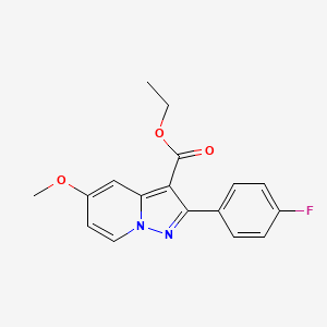 Ethyl 2-(4-fluorophenyl)-5-methoxypyrazolo[1,5-A]pyridine-3-carboxylate