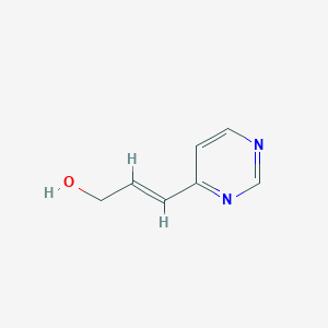 3-(Pyrimidin-4-yl)prop-2-en-1-ol