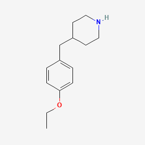 molecular formula C14H21NO B1309519 4-(4-Ethoxybenzyl)piperidine CAS No. 893754-76-2