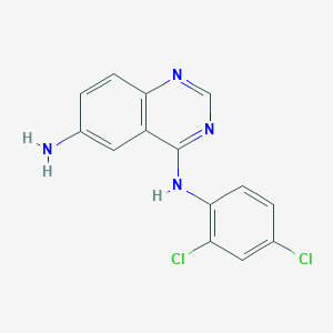 N4-(2,4-Dichlorophenyl)quinazoline-4,6-diamine