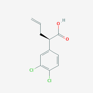 (R)-2-(3,4-Dichlorophenyl)pent-4-enoic acid