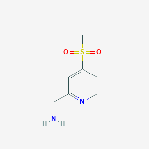 (4-(Methylsulfonyl)pyridin-2-yl)methanamine