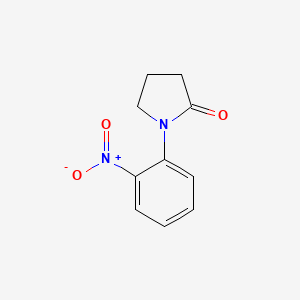molecular formula C10H10N2O3 B1309534 1-(2-Nitrophenyl)pyrrolidin-2-one CAS No. 23256-83-9